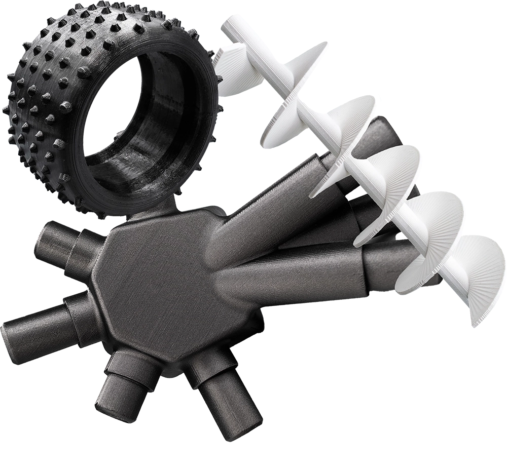 3D printed parts